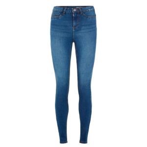 Køb Noisy May Callie Dame Jeans - Medium Blue Denim - 25/30 online billigt tilbud rabat tøj