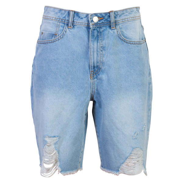 Køb Noisy May Curve Dame Shorts - Light Blue Denim - 44 online billigt tilbud rabat tøj