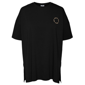 Køb Noisy May Curve Dame T-shirt - Black - Logo Hazel/46 online billigt tilbud rabat tøj