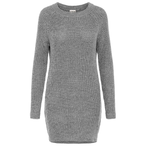 Køb Noisy May Siesta Dame Kjole - Medium Grey Melange - S online billigt tilbud rabat tøj