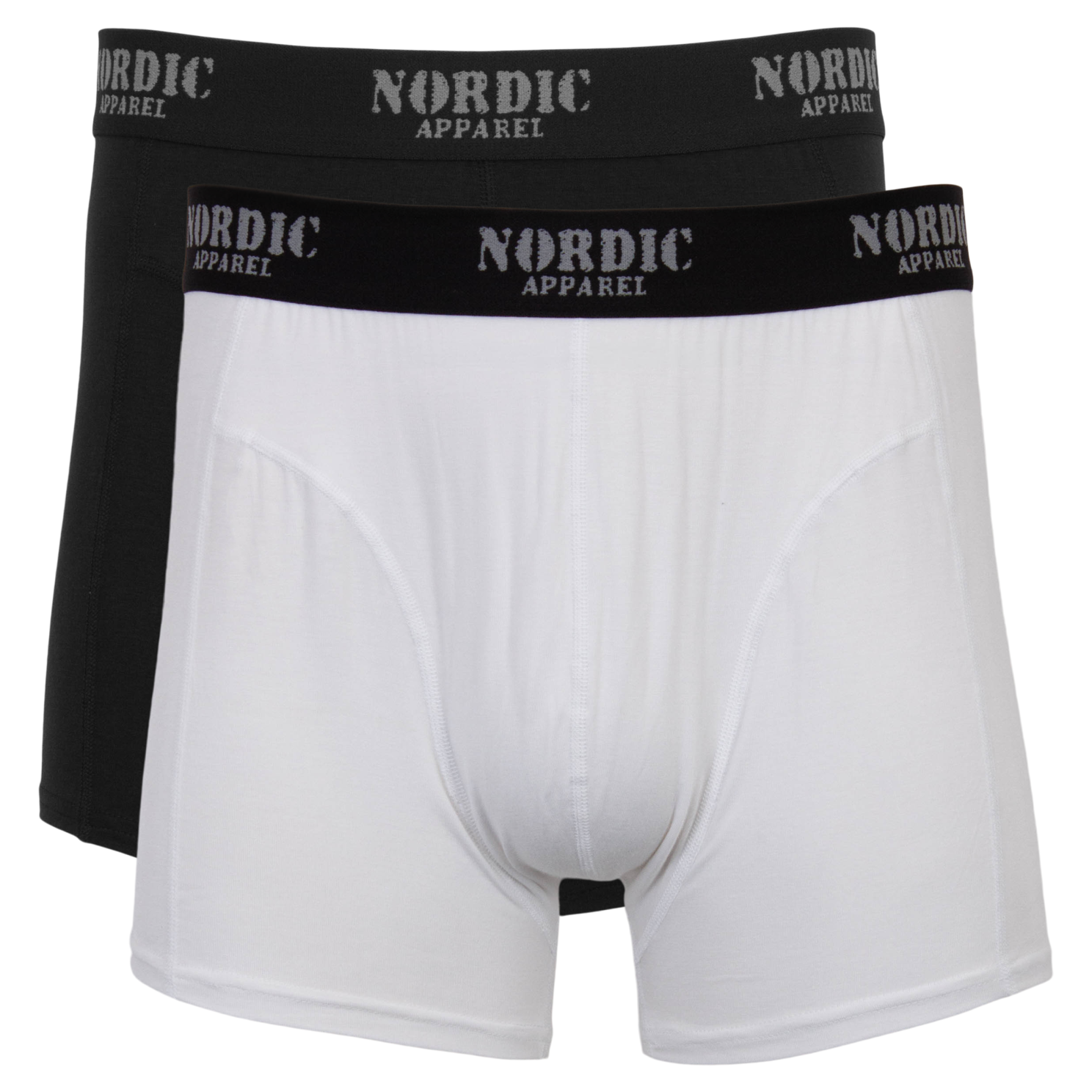 Køb Nordic Apparel Balder Herre Tights i bambus - Black/White - S online billigt tilbud rabat tøj