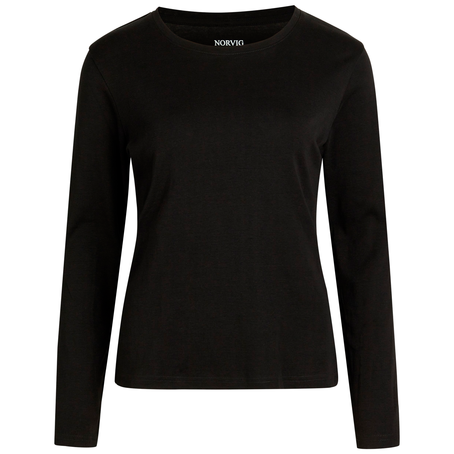 Køb Norvig Dame Langærmet t-shirt - Black - M online billigt tilbud rabat tøj