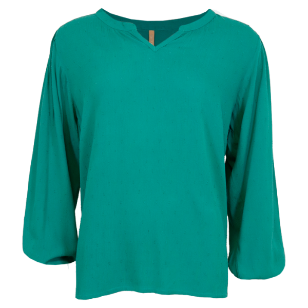 Køb Ofelia Dame Bluse - Jade Green - S online billigt tilbud rabat tøj