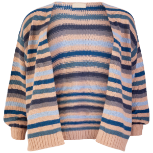 Køb Ofelia Dame Cardigan - Blue Combi - S/M online billigt tilbud rabat tøj