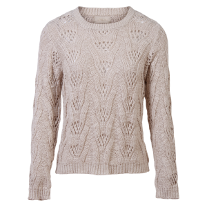 Køb Ofelia Mandy Dame Striktrøje - Sandshell - S online billigt tilbud rabat tøj