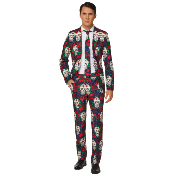 Køb OppoSuits Herre Jakkesæt - Day of the Dead - S online billigt tilbud rabat tøj