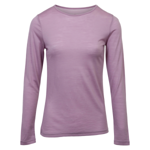 Køb Panos Emporio Dame Langærmet t-shirt i merinouldmix - PINK DAWN - M online billigt tilbud rabat tøj
