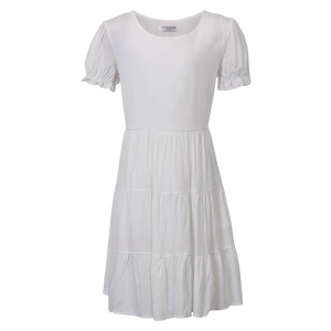 Køb Pige Kjole - Hvid - 104 online billigt tilbud rabat tøj