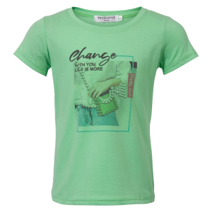 Køb Pige T-shirt - Mint - 104 online billigt tilbud rabat tøj