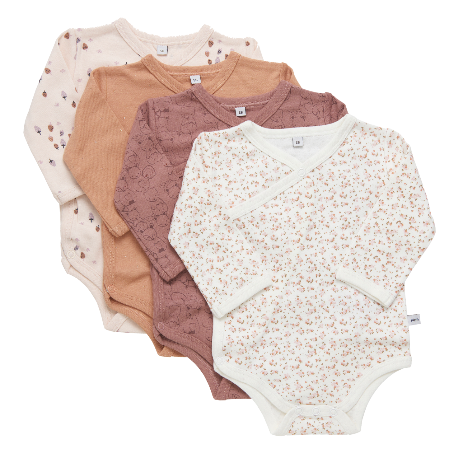 Køb Pippi Baby Body - Burlwood - 56 online billigt tilbud rabat tøj