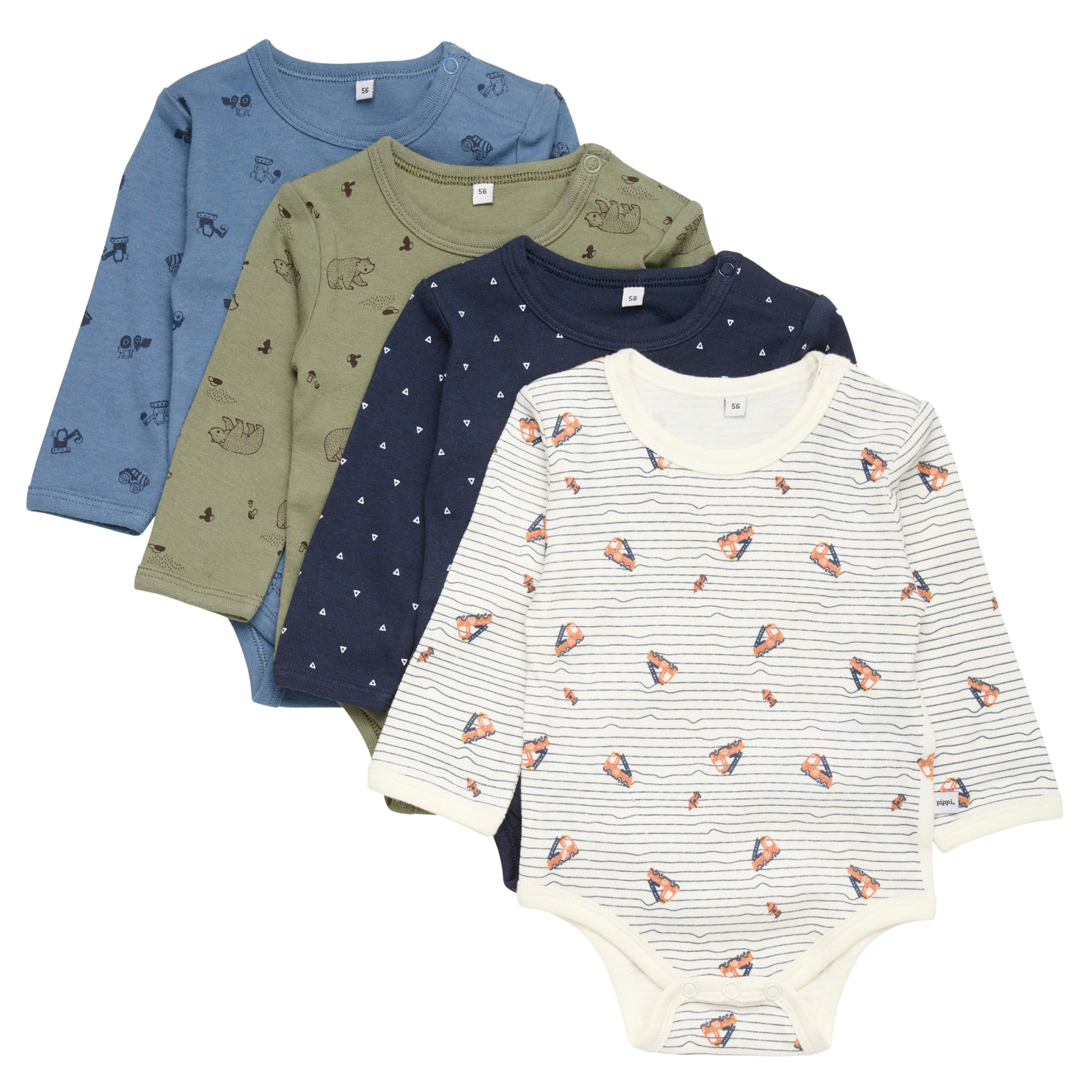 Køb Pippi Baby Body - Deep Lichen Green - 50 online billigt tilbud rabat tøj