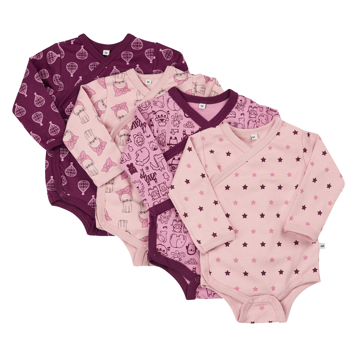 Køb Pippi Baby Body - Lilac - 56 online billigt tilbud rabat tøj