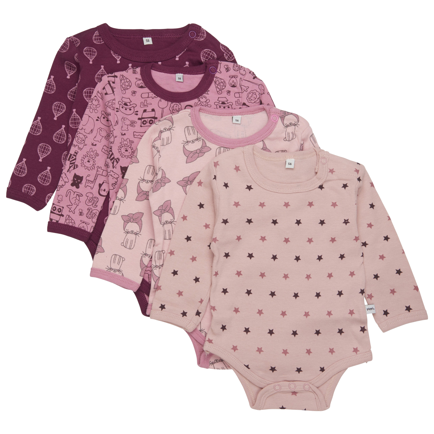 Køb Pippi Baby Body - Lilac - 50 online billigt tilbud rabat tøj