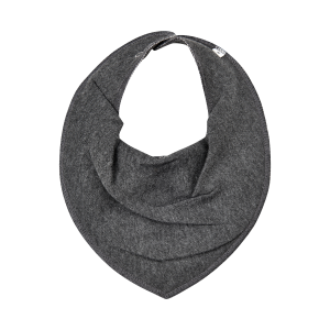 Køb Pippi Baby Savlesmæk i økologisk bomuld - Dark Grey Melange - Onesize online billigt tilbud rabat tøj