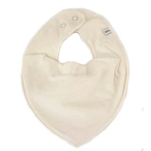 Køb Pippi Baby Savlesmæk i økologisk bomuld - Offwhite - Onesize online billigt tilbud rabat tøj