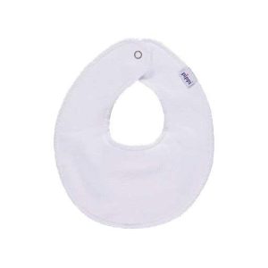 Køb Pippi Baby Savlesmæk i økologisk bomuld - White - Onesize online billigt tilbud rabat tøj