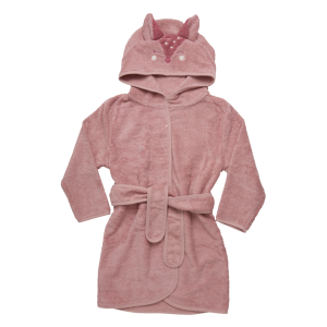 Køb Pippi Børne Morgenkåbe i økologisk bomuld - Misty Rose - 74/80 online billigt tilbud rabat tøj