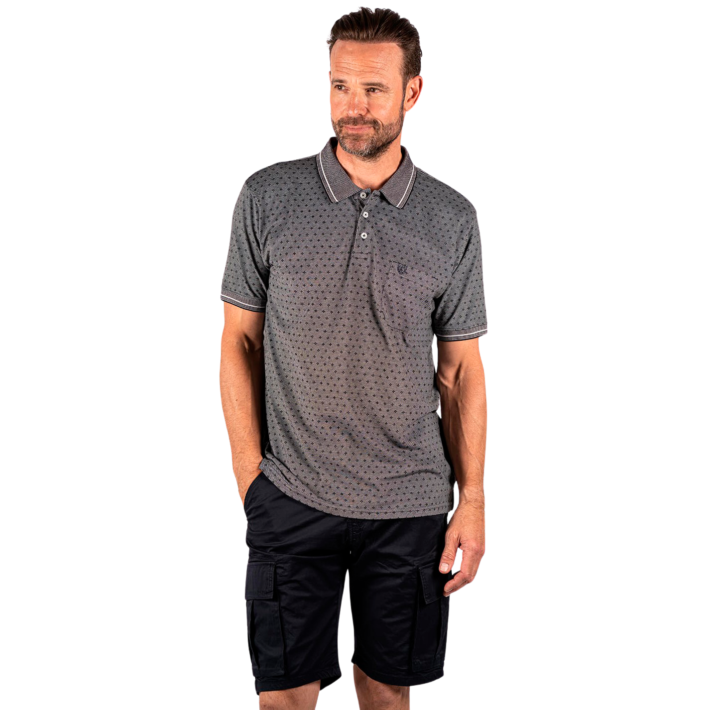 Køb Pre End Big Ross Herre Polo - Ultra Dark Navy - 5XL online billigt tilbud rabat tøj