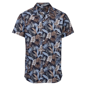 Køb Pre End Herre Kortærmet skjorte - Ultra Dark Navy - M-39/40 online billigt tilbud rabat tøj