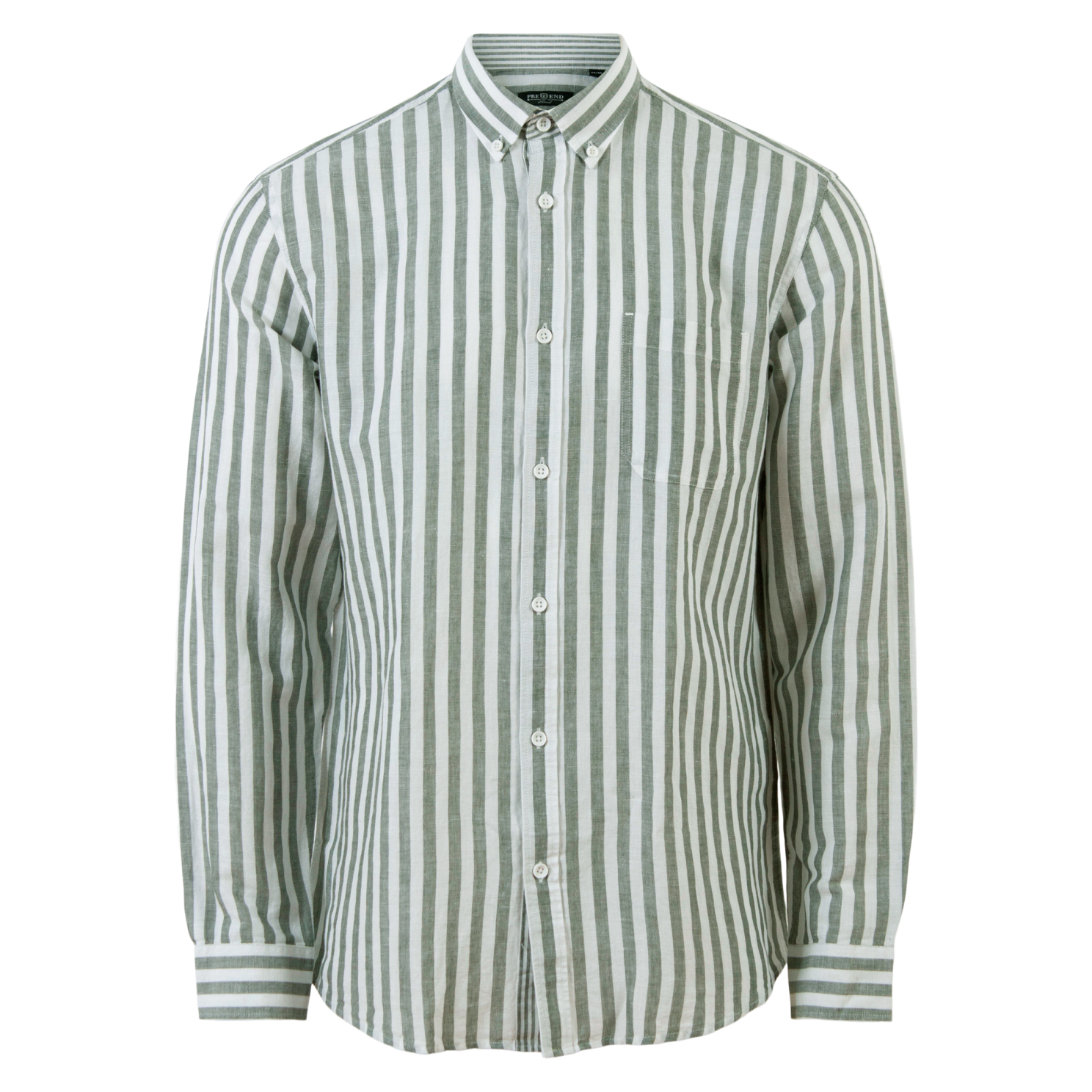 Køb Pre End Herre Skjorte - Army Green - L online billigt tilbud rabat tøj