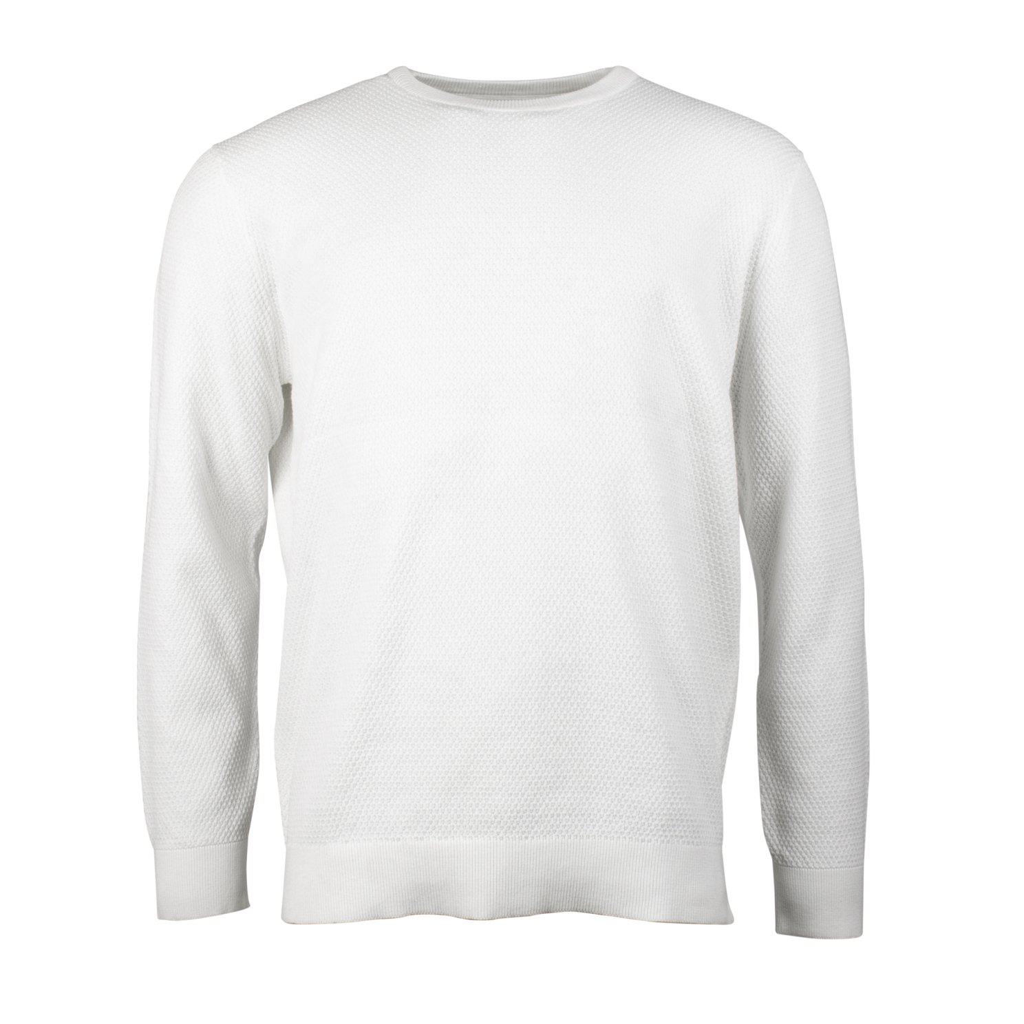 Køb Pre End Herre Striktrøje - Offwhite - L online billigt tilbud rabat tøj