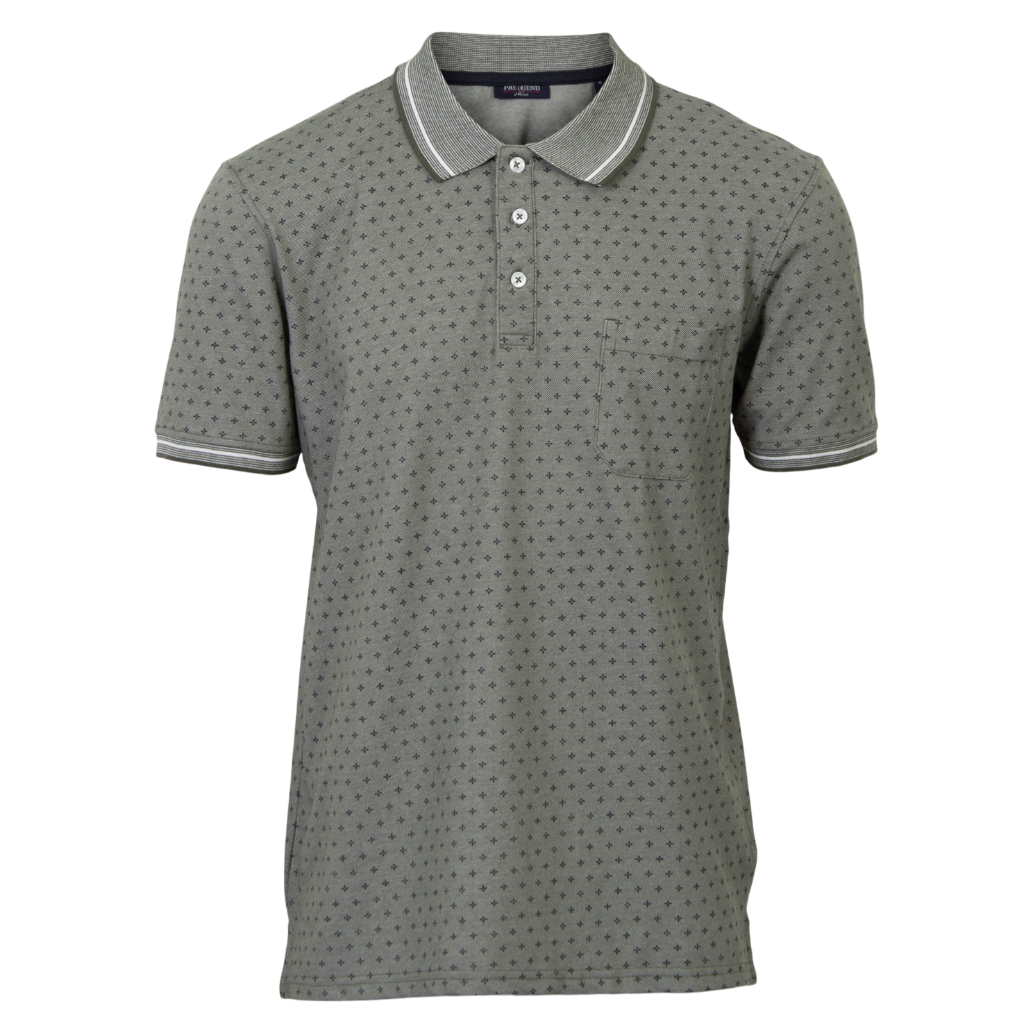 Køb Pre End Ross Herre Polo - Army Green - L online billigt tilbud rabat tøj
