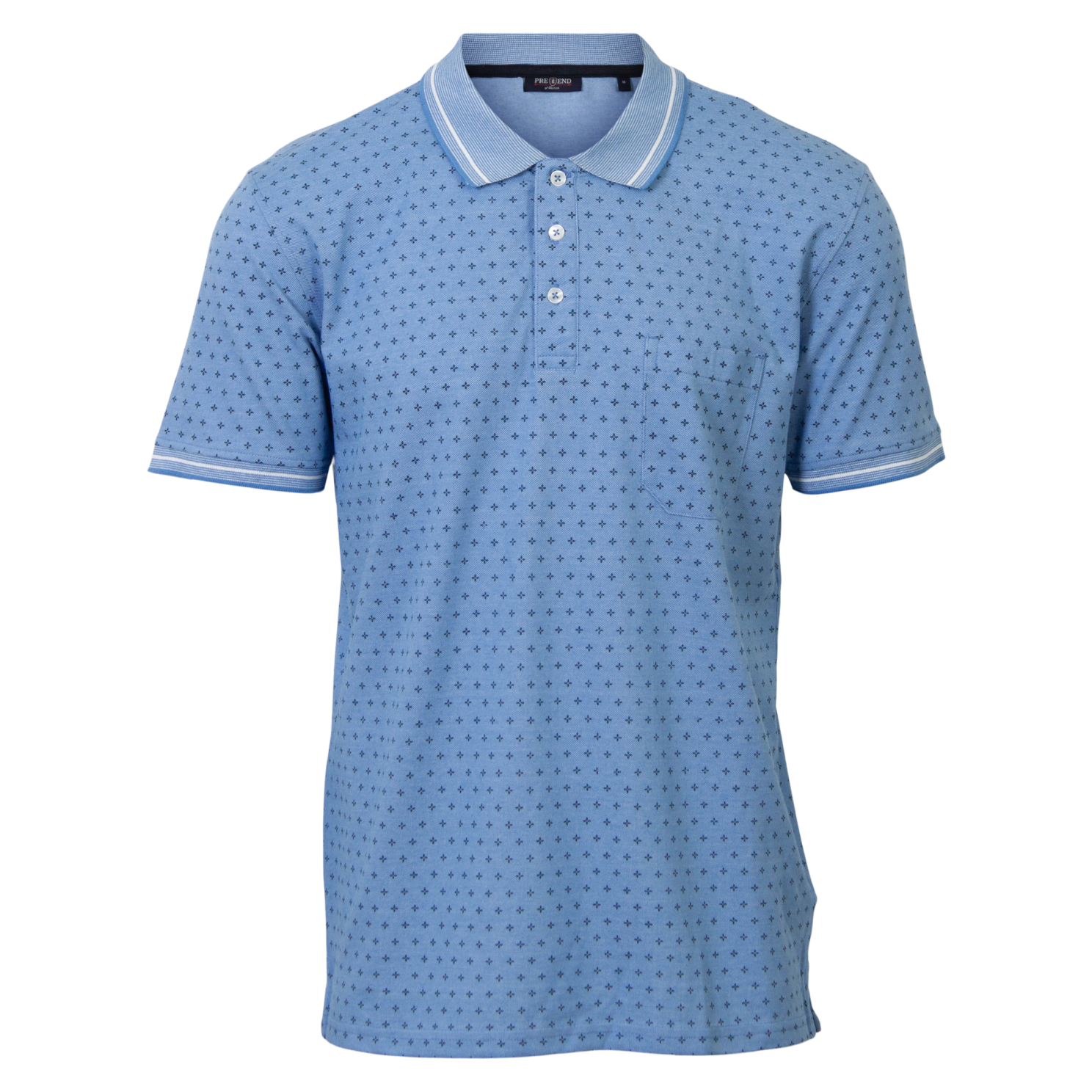 Køb Pre End Ross Herre Polo - Water Blue - M online billigt tilbud rabat tøj