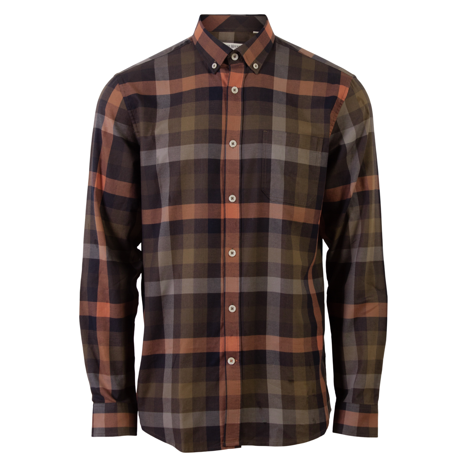 Køb Pre End South Herre Skjorte - Coffee Brown - L online billigt tilbud rabat tøj