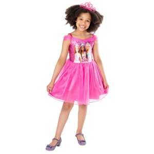 Køb Prinsesse Barbie Pige Kjole - BARBIE - 3-4Y online billigt tilbud rabat tøj