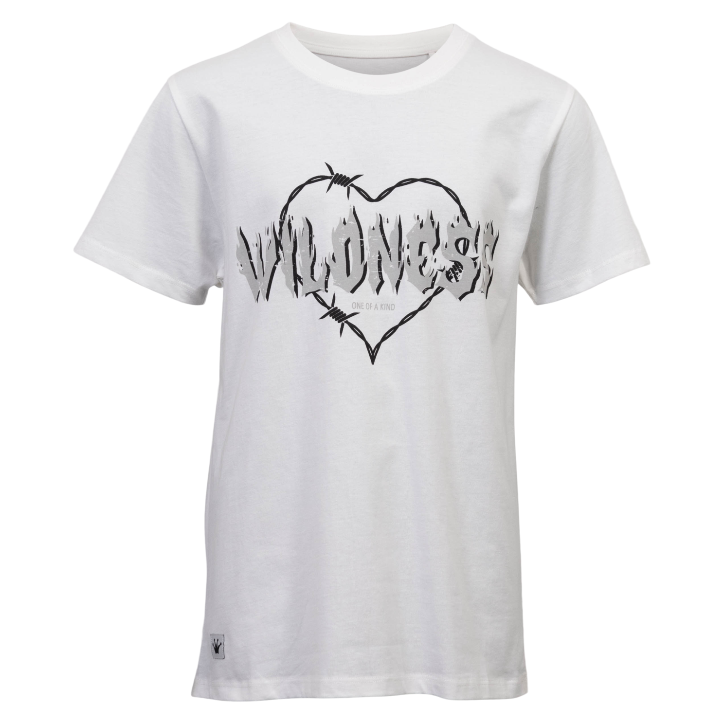 Køb Queenz Doka Pige T-shirt - P5 Cloud Dancer - 134/140 online billigt tilbud rabat tøj