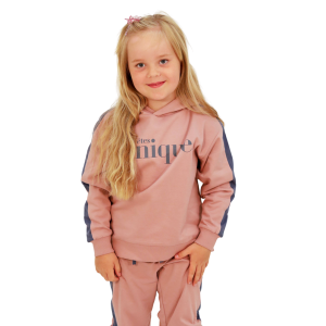 Køb Queenz Idaho Pige Hættetrøje - Woodrose - 92 online billigt tilbud rabat tøj