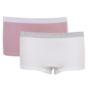 Køb Queenz Uno Pige Trusser m. glimmer - Deauville Mauve - 134/140 online billigt tilbud rabat tøj