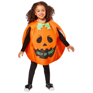 Køb Scary Pumpkin Børne Heldragt - GRÆSKAR - 5-6Y online billigt tilbud rabat tøj