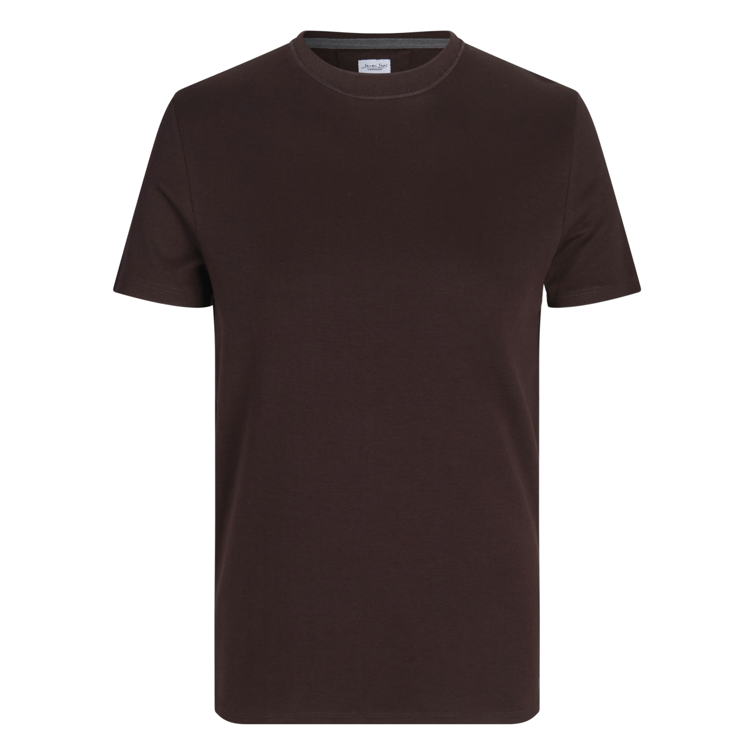 Køb Seven Seas by ID Herre T-shirt - Dyb rød - S online billigt tilbud rabat tøj