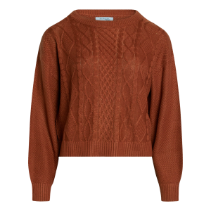 Køb Sirup Copenhagen Dame Striktrøje - Rustic Brown - 2XL online billigt tilbud rabat tøj