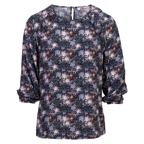 Køb Sirup Dame Bluse - Dark Navy AOP - S online billigt tilbud rabat tøj