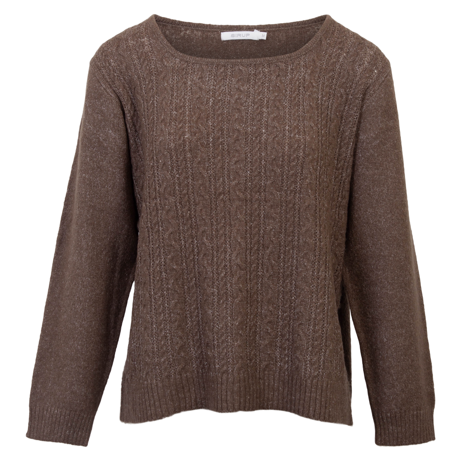 Køb Sirup Dame Striktrøje - Stone Gray - S online billigt tilbud rabat tøj