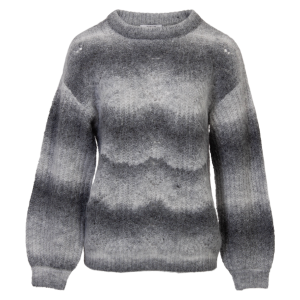 Køb Sirup Tricia Dame Striktrøje - Grey Melange - M online billigt tilbud rabat tøj
