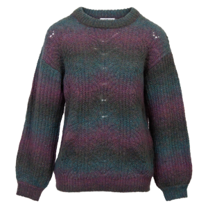 Køb Sirup Tricia Dame Striktrøje - Purple Wine - L online billigt tilbud rabat tøj