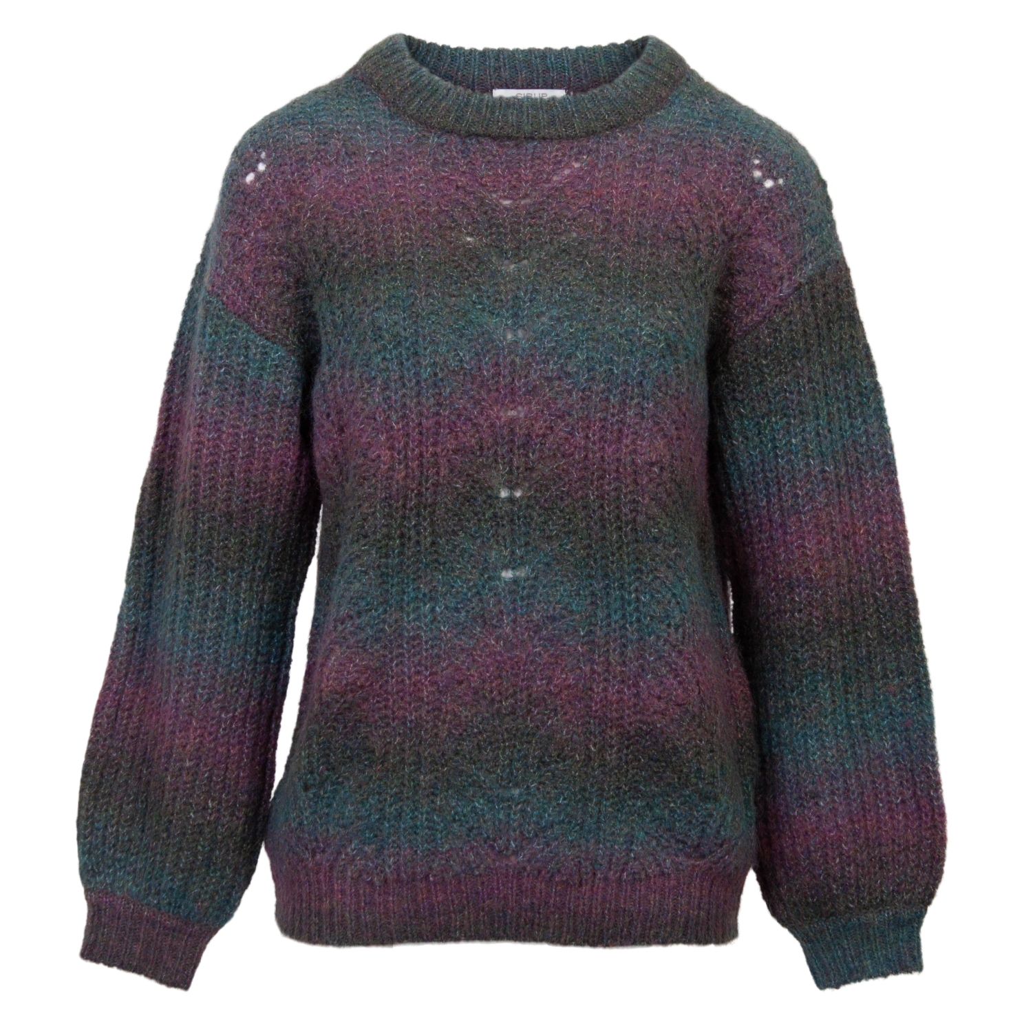 Køb Sirup Tricia Dame Striktrøje - Purple Wine - L online billigt tilbud rabat tøj