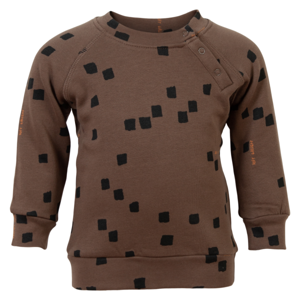 Køb Soft Gallery Drenge Sweatshirt i økologisk bomuld - Cocoa Brown - 6M online billigt tilbud rabat tøj