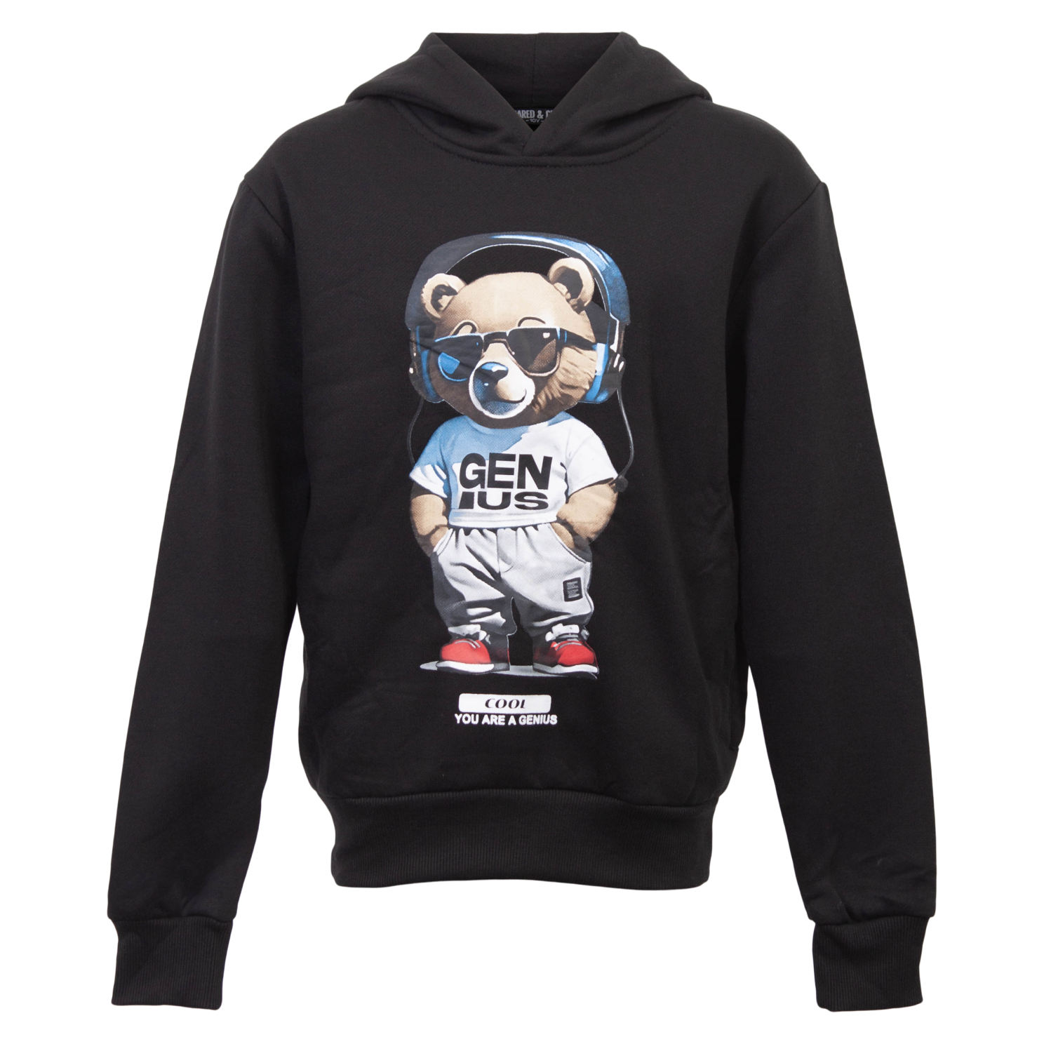 Køb Squared & Cubed Børne Hættetrøje - Black - 4 online billigt tilbud rabat tøj