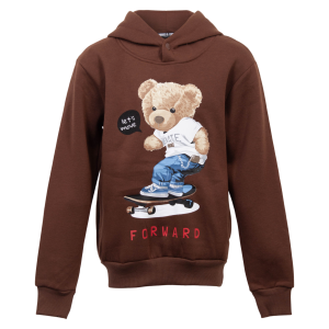 Køb Squared & Cubed Børne Hættetrøje - Brun - 4 online billigt tilbud rabat tøj