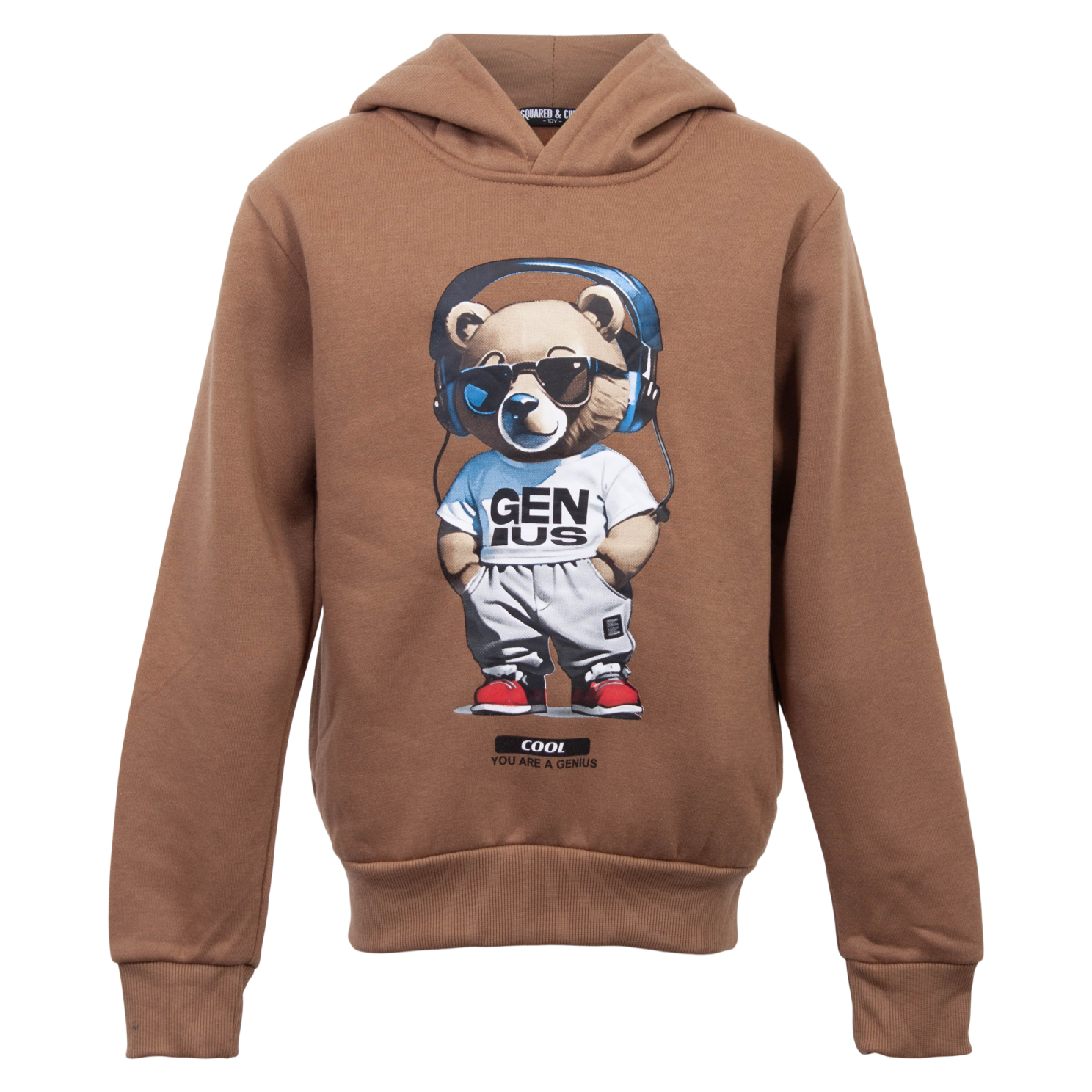 Køb Squared & Cubed Børne Hættetrøje - Camel - 4 online billigt tilbud rabat tøj