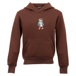 Køb Squared & Cubed Drenge Hættetrøje - Brun - 4 online billigt tilbud rabat tøj
