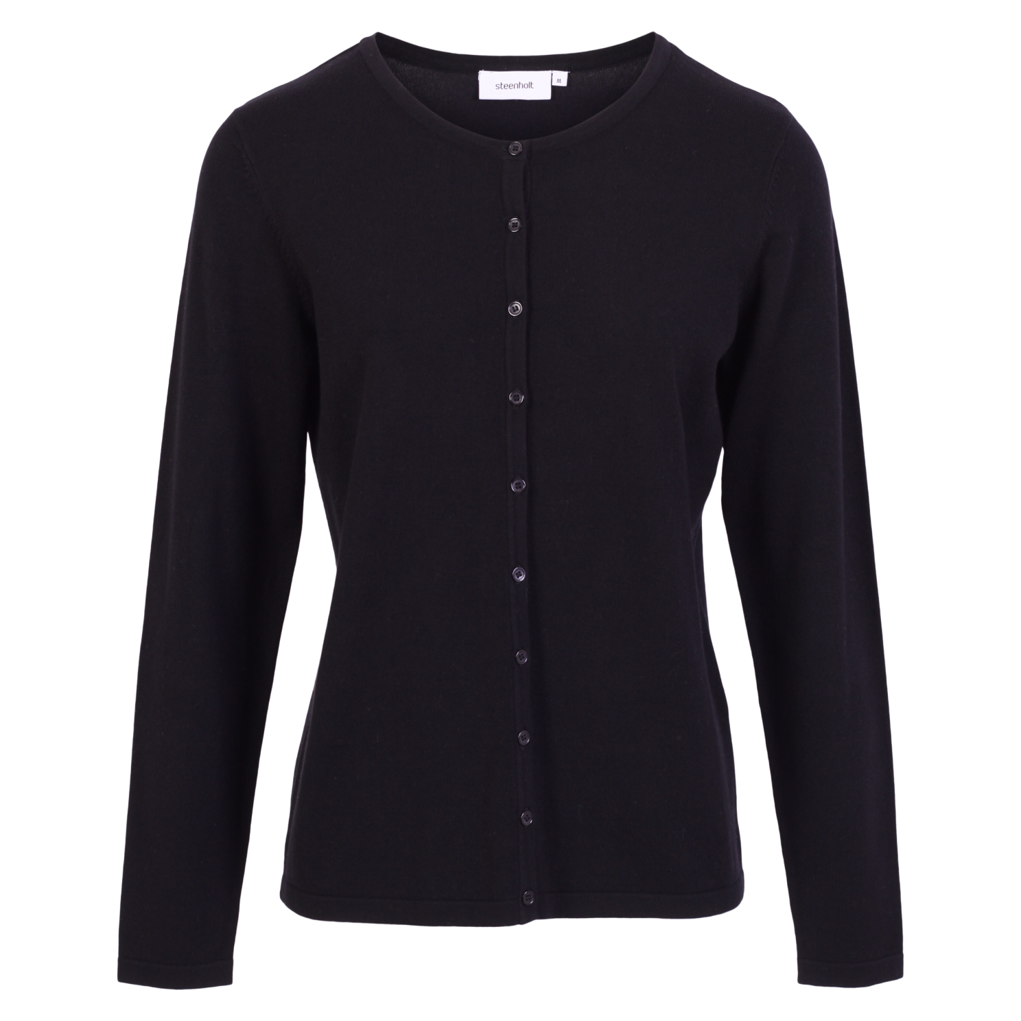 Køb Steenholt Cava Dame Cardigan - Black - 46 online billigt tilbud rabat tøj