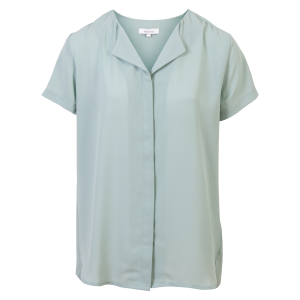 Køb Steenholt Clara Dame Kortærmet bluse - Dust Mint - 44 online billigt tilbud rabat tøj