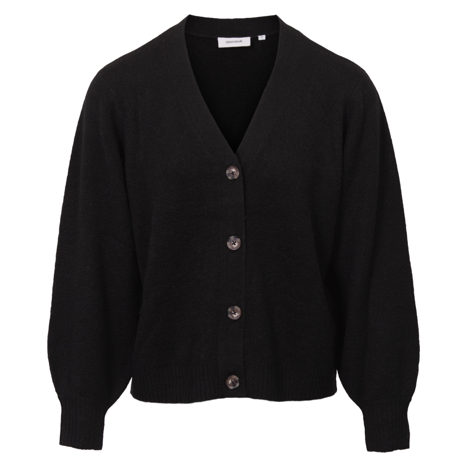 Køb Steenholt Gora Dame Cardigan - Black - 44 online billigt tilbud rabat tøj