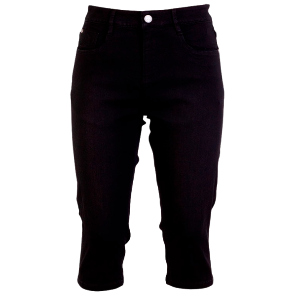 Køb Steenholt Grace Dame Capri - Black Denim - 44 online billigt tilbud rabat tøj