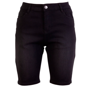 Køb Steenholt Grace Dame Shorts - Black Denim - 46 online billigt tilbud rabat tøj